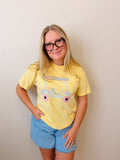Floral Polka Dot Golf Cart Tee