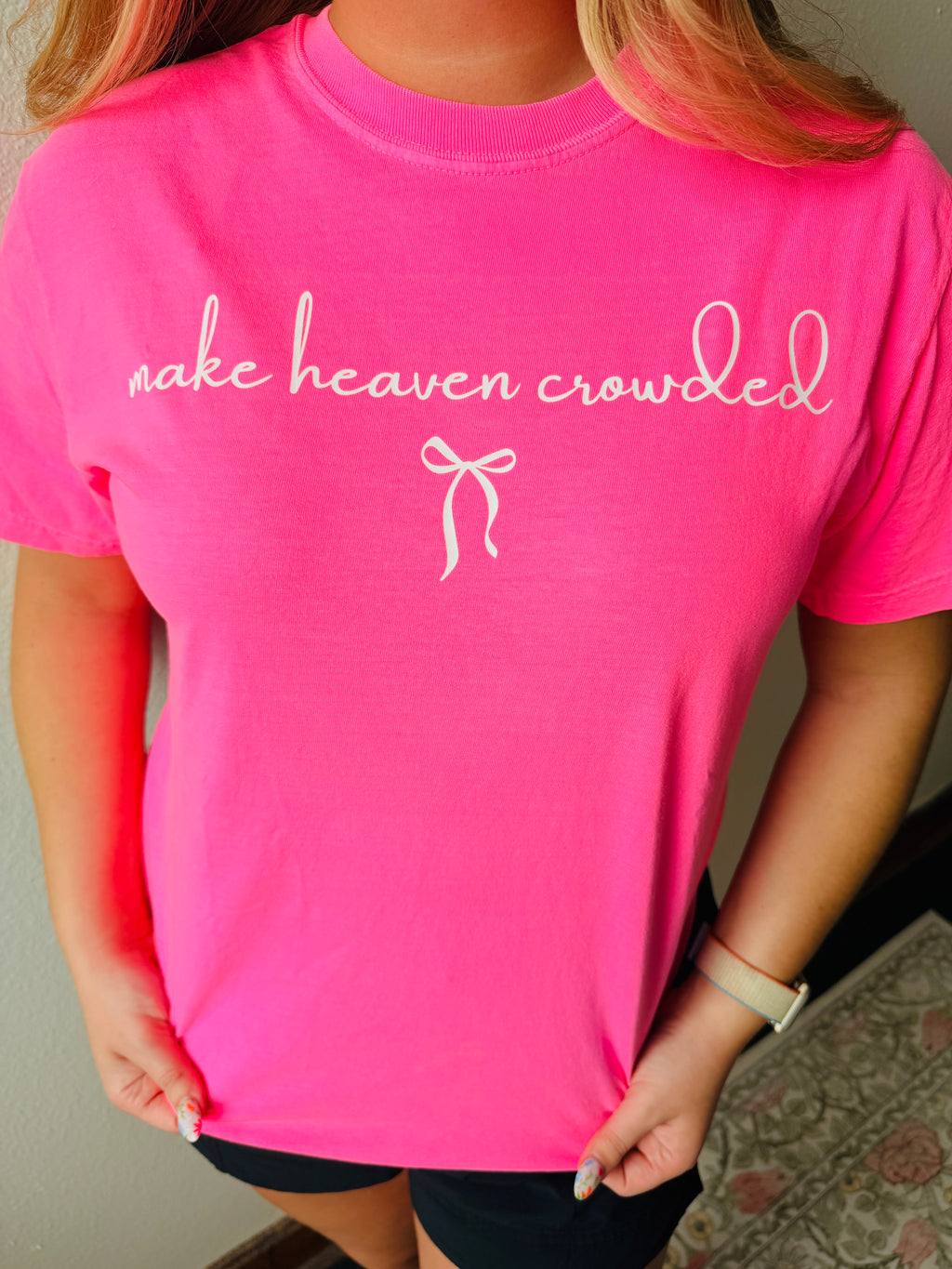 Make heaven crowded tee