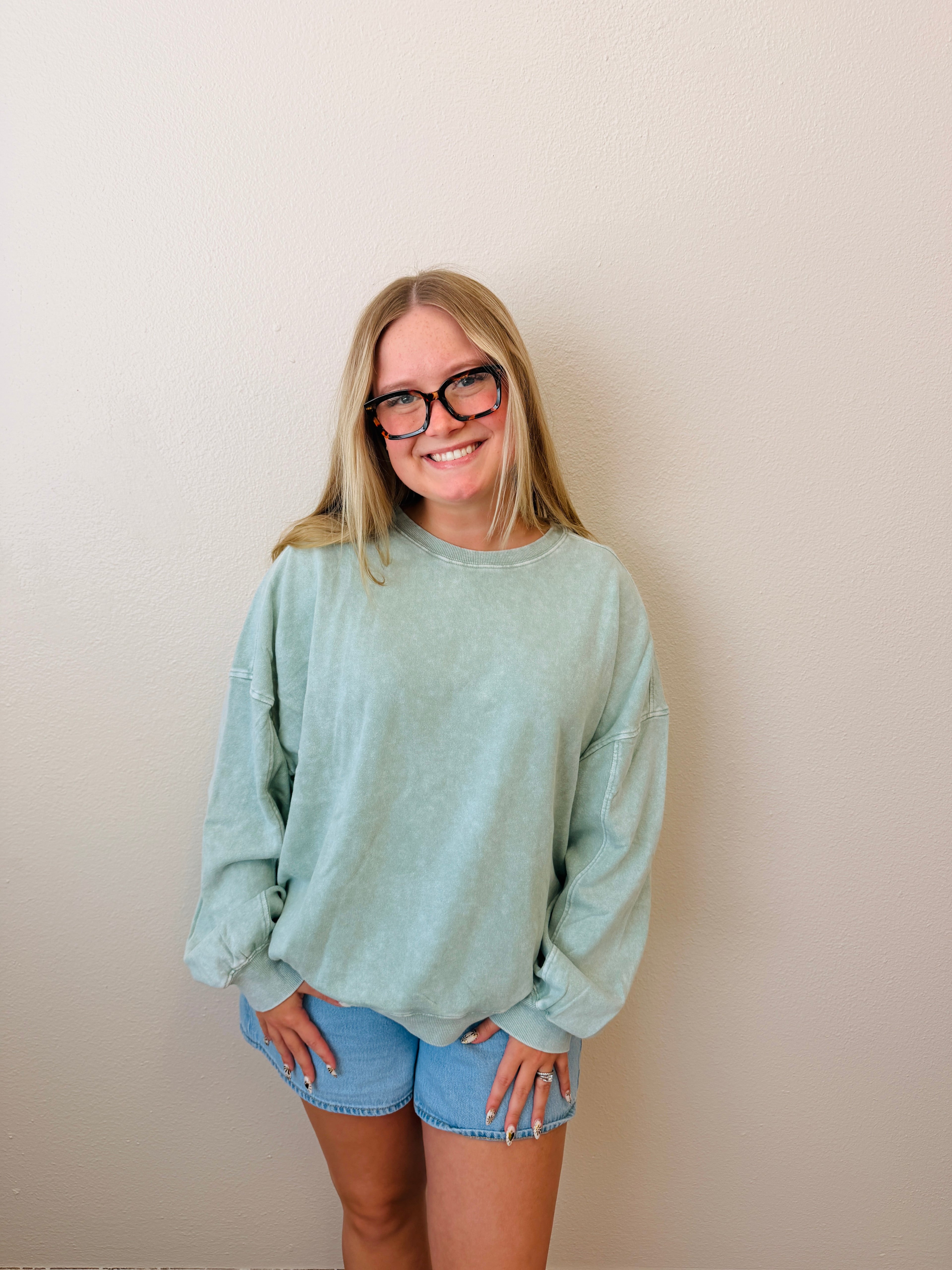 Sage Lightweight Sweatshirt