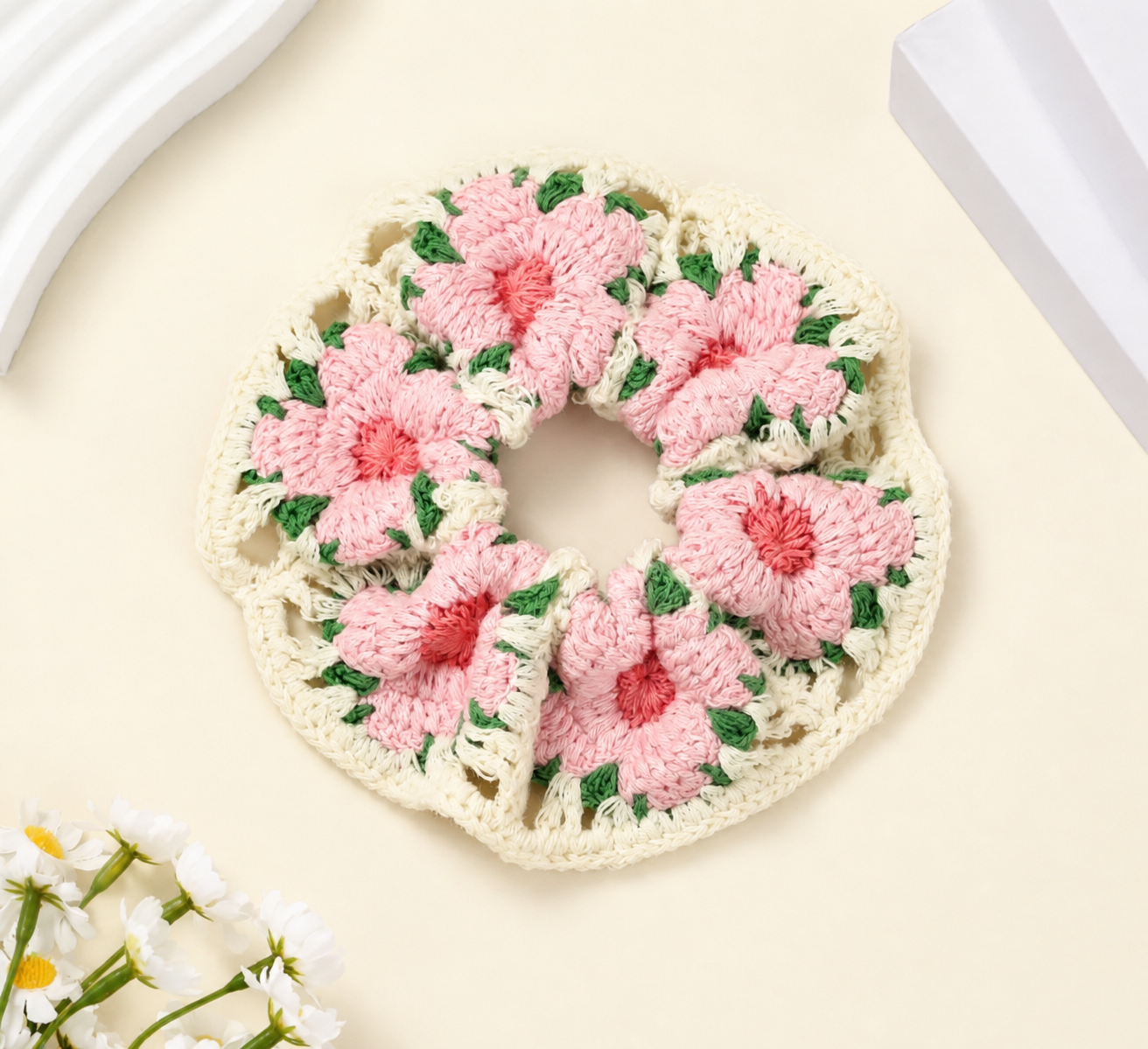 Crocheted Scrunchy