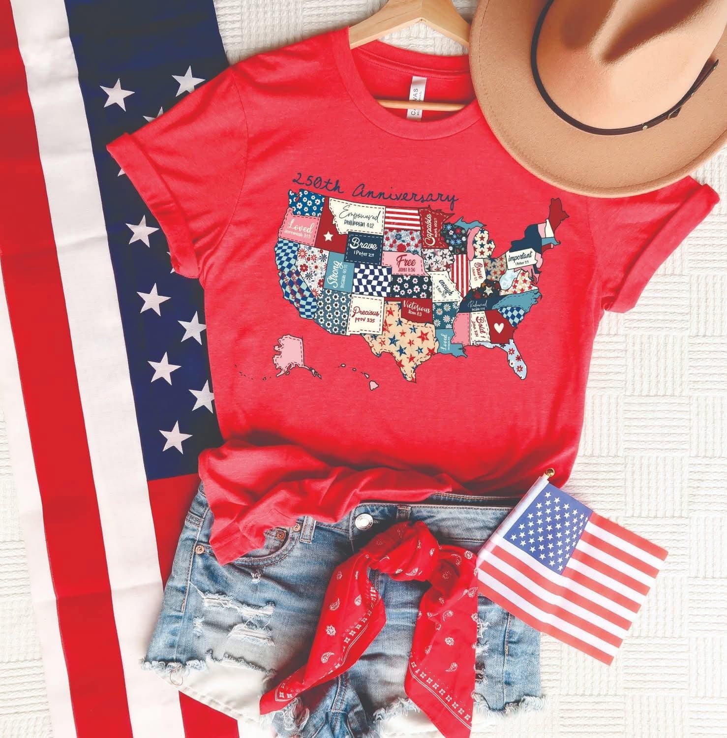 USA 250th tee