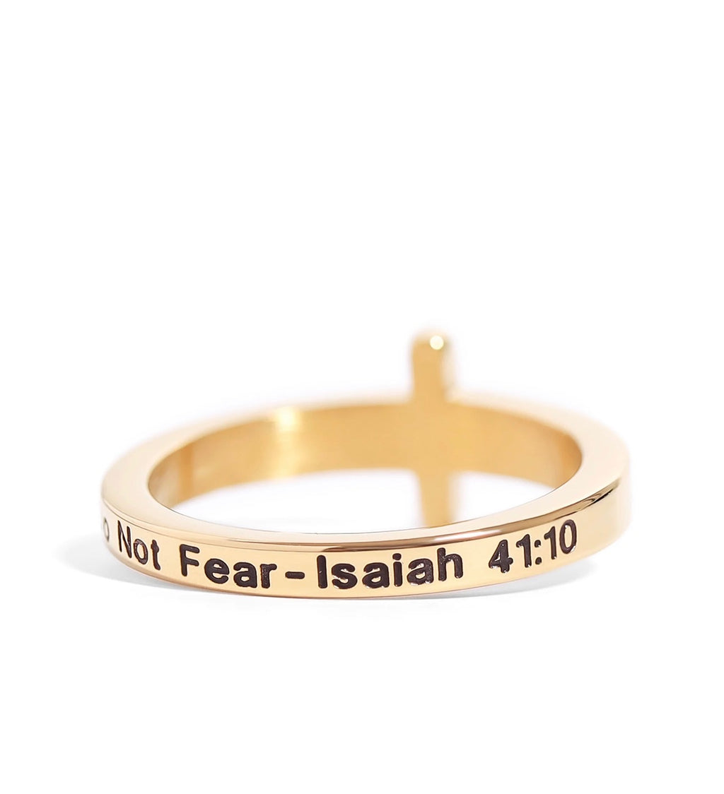 Gold Cross Ring
