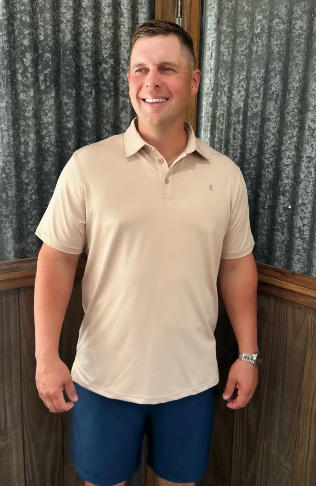 Khaki Men’s Polo