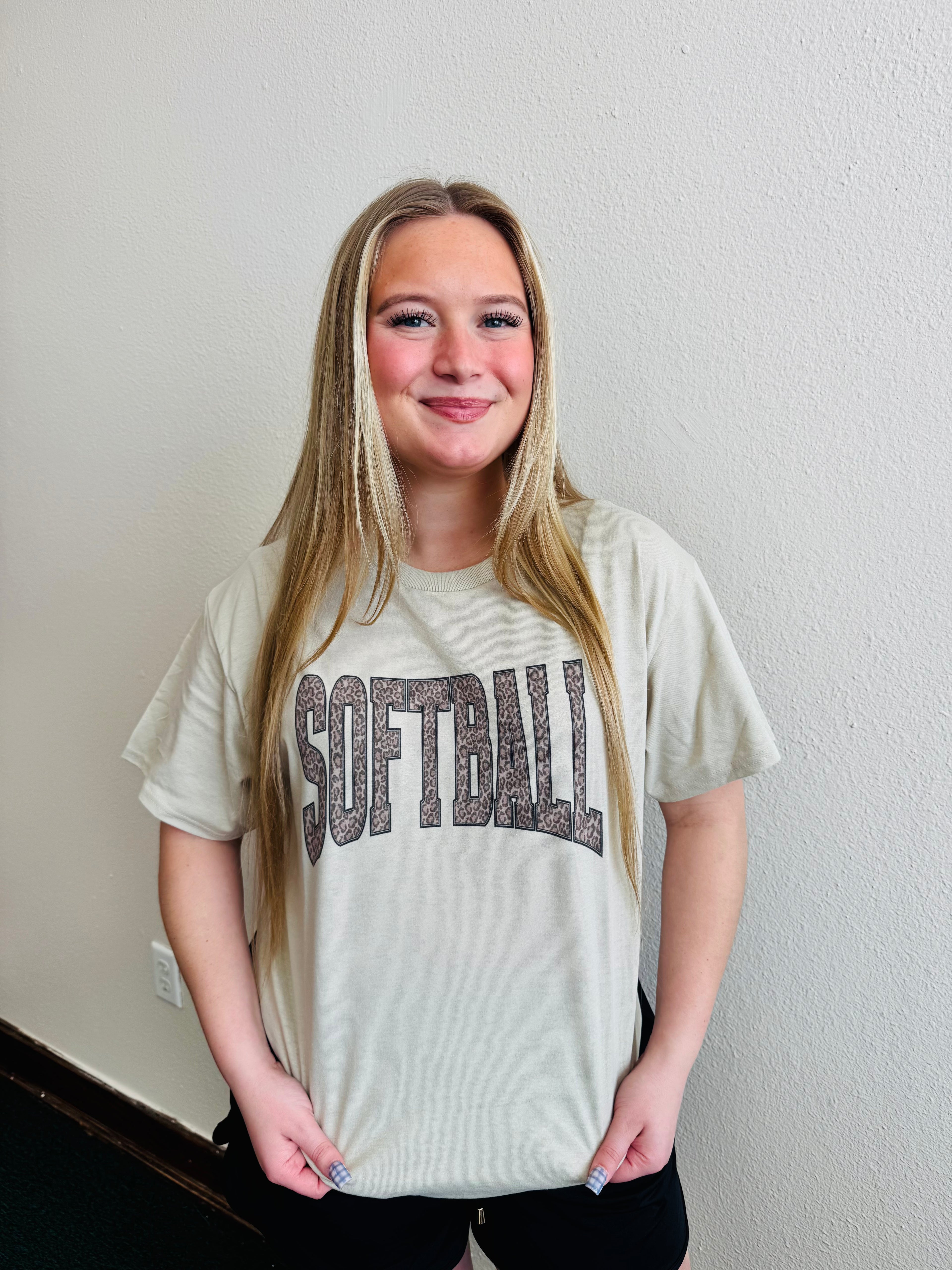 Cheetah Softball Tee