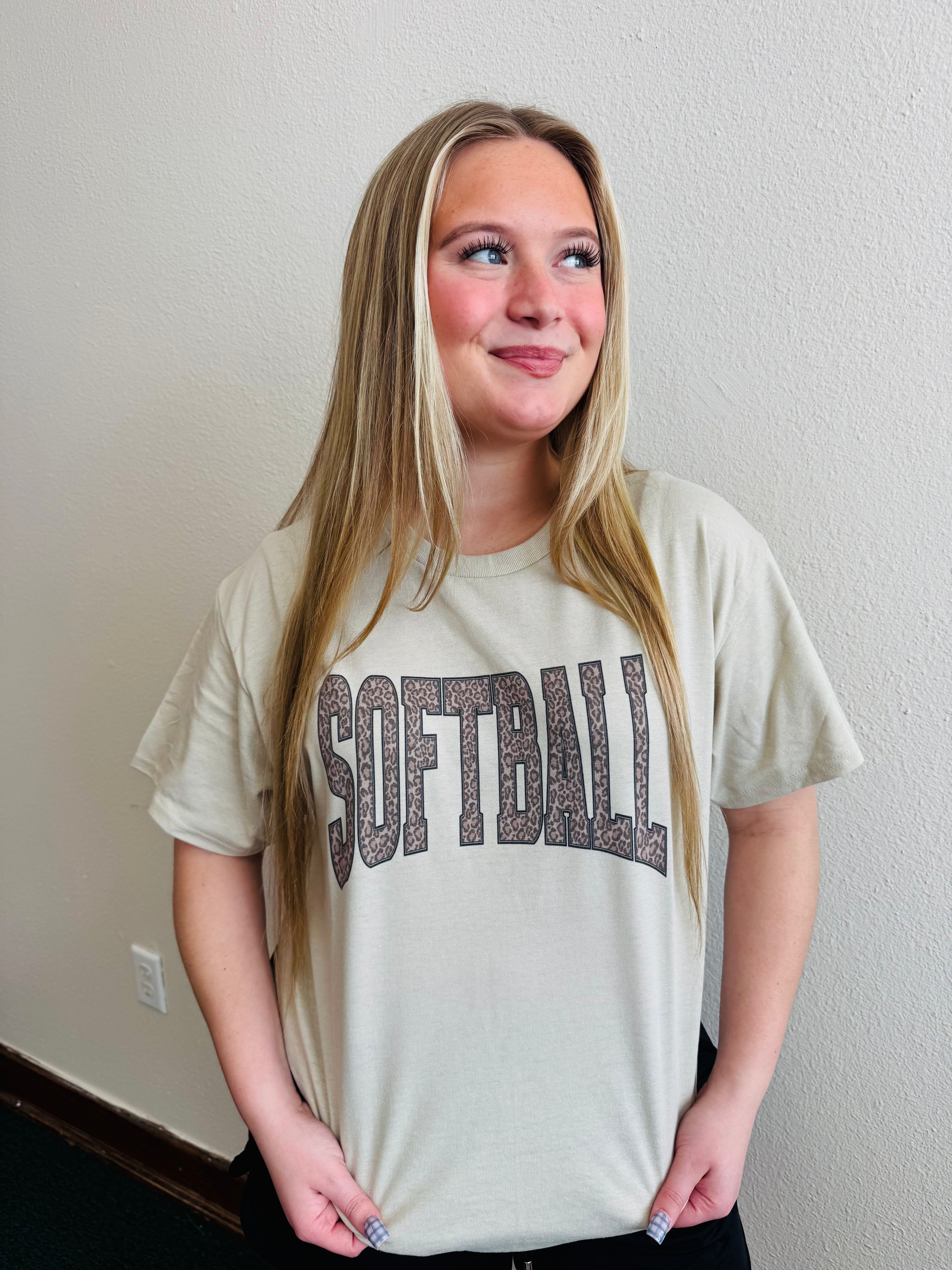 Cheetah Softball Tee
