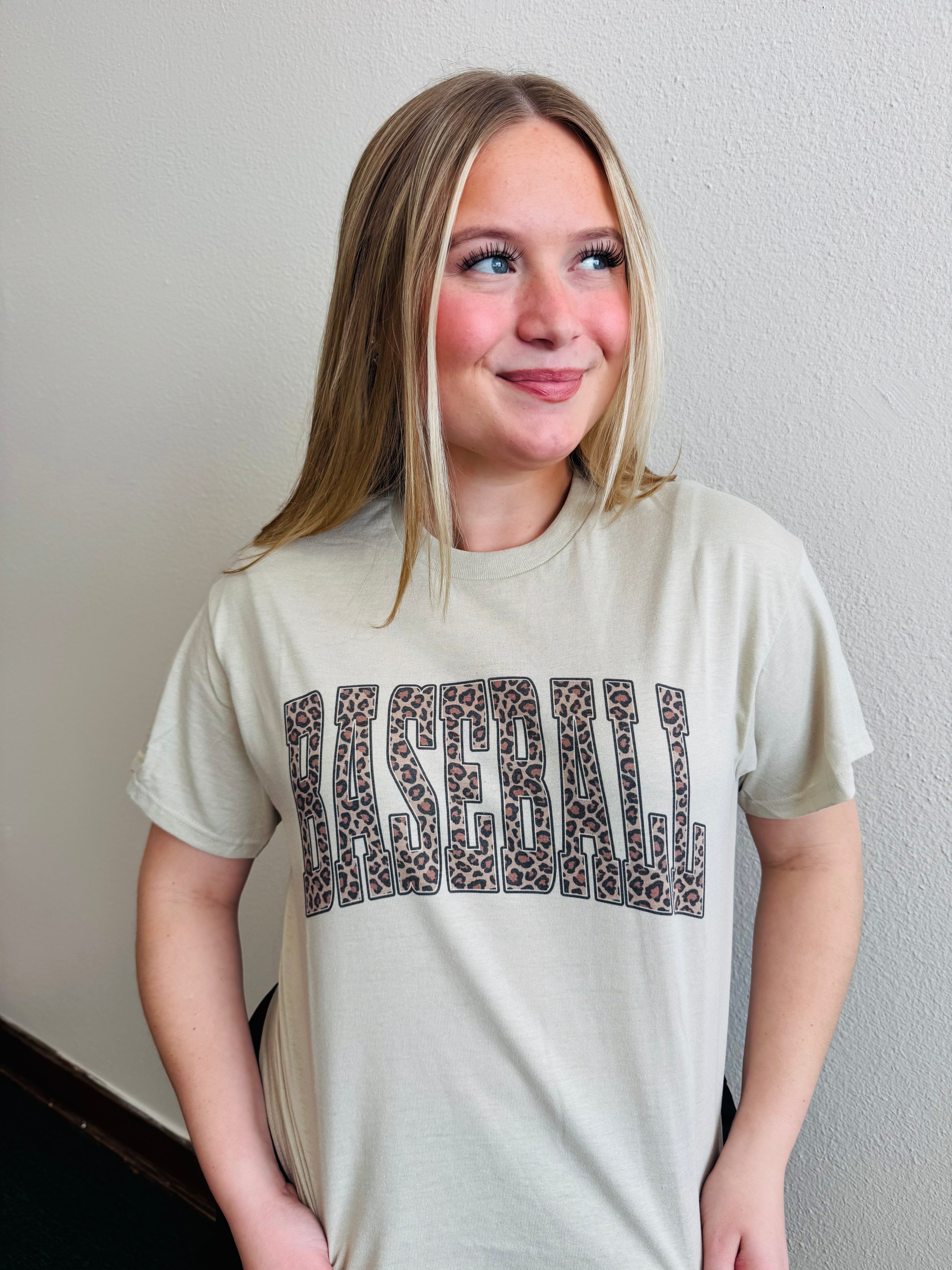 Cheetah Baseball Tee