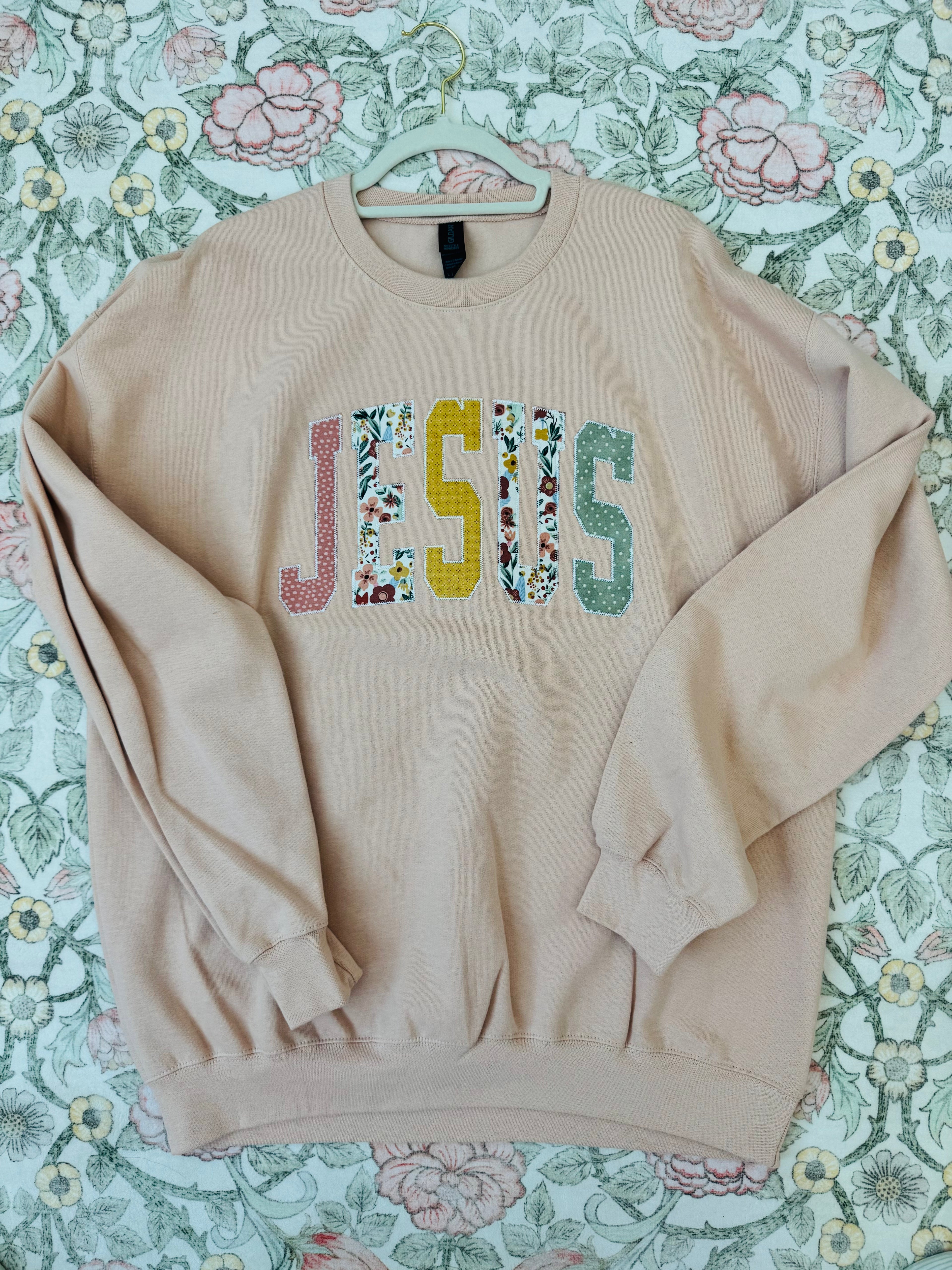 Patchwork Jesus Sweatshirt