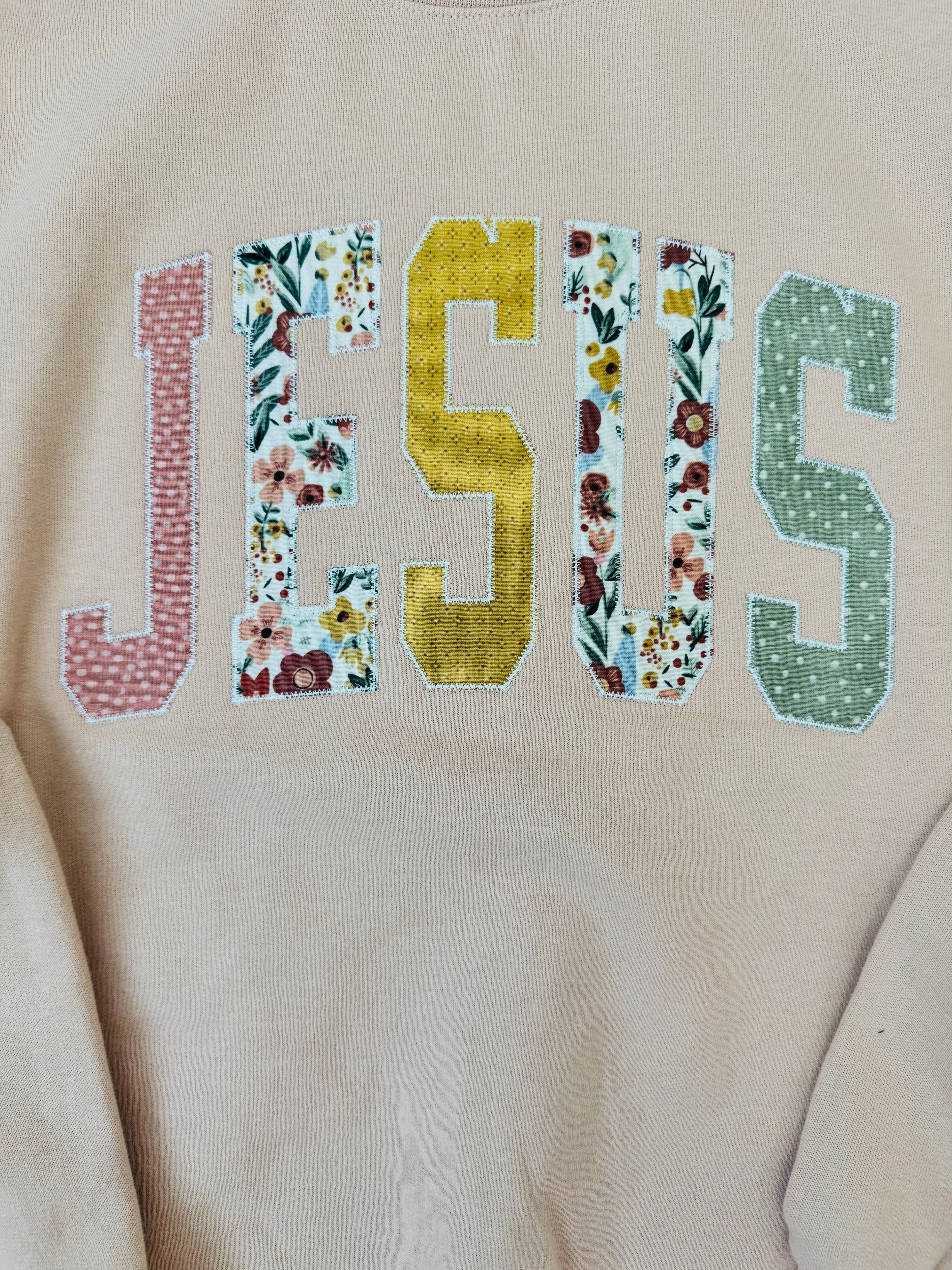 Patchwork Jesus Sweatshirt