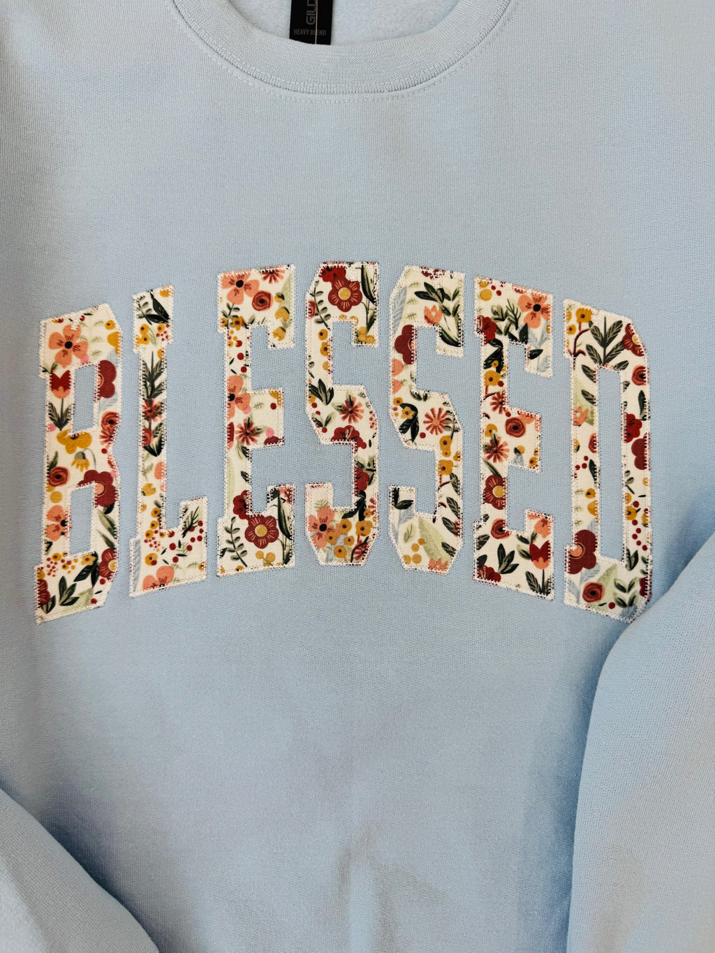 Patchwork Blessed Sweatshirt