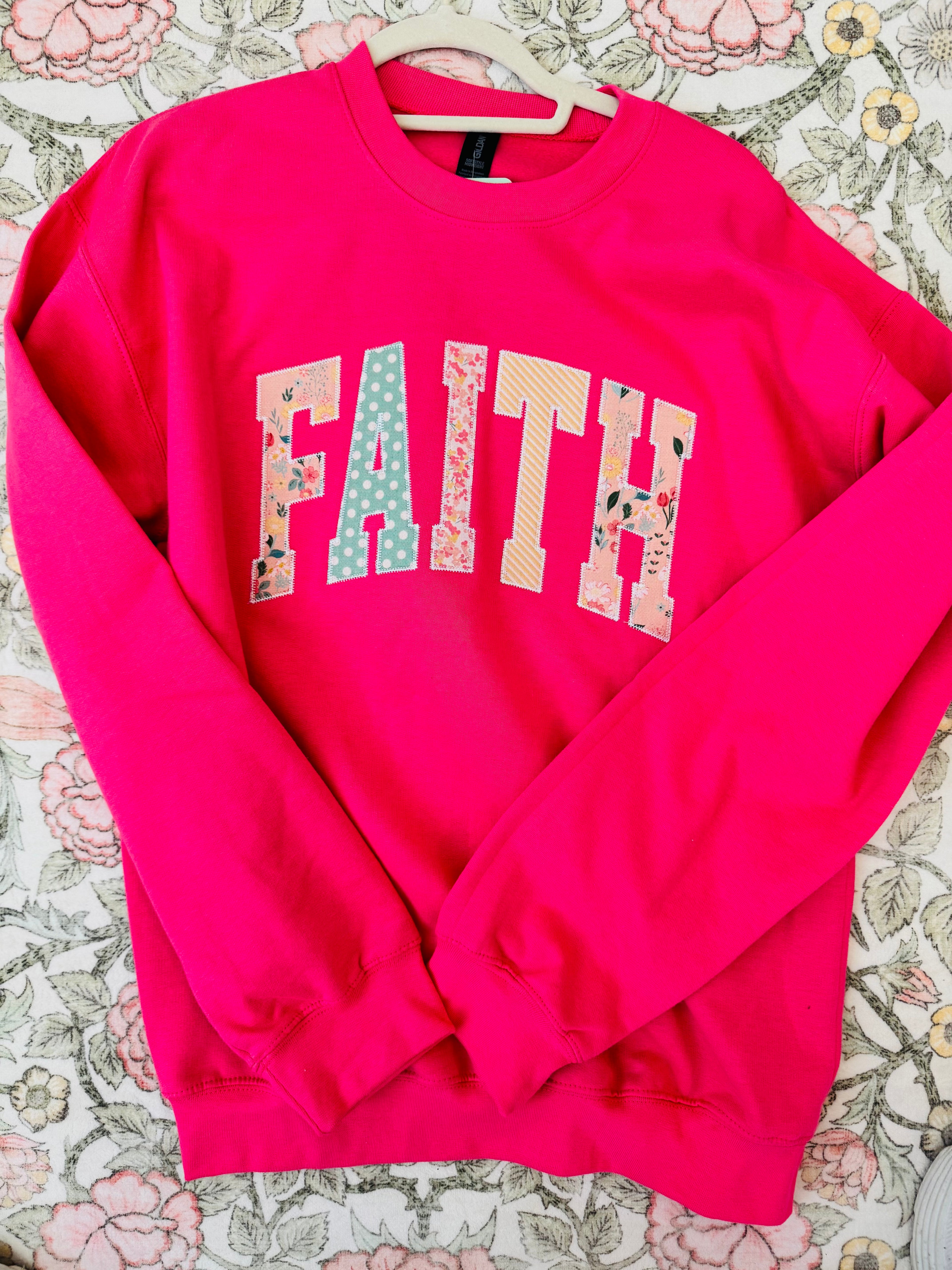 FAITH Patchwork Sweatshirt