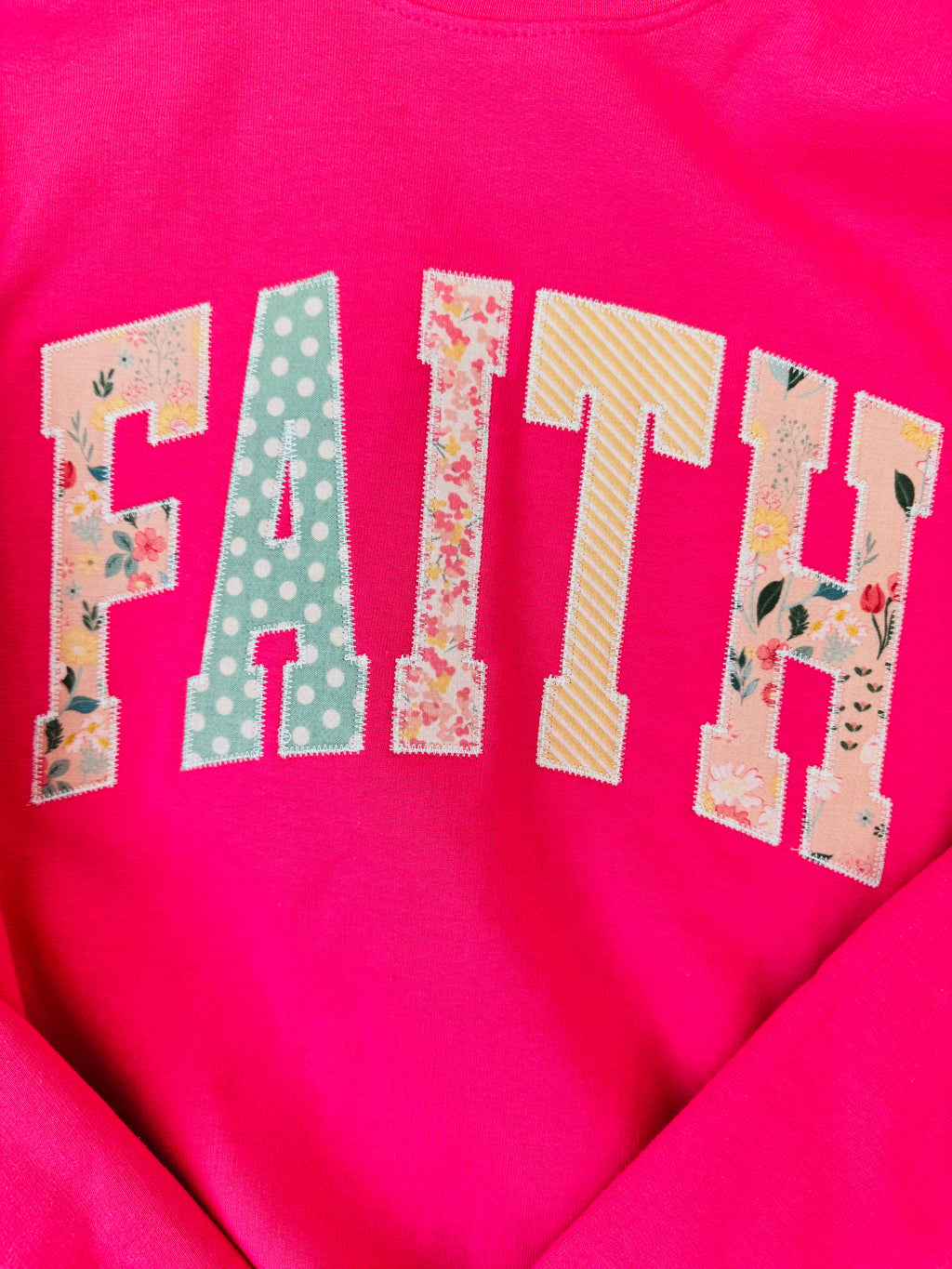 FAITH Patchwork Sweatshirt
