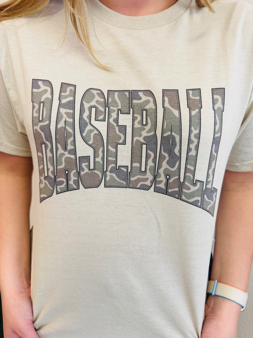 Camo Baseball Tee