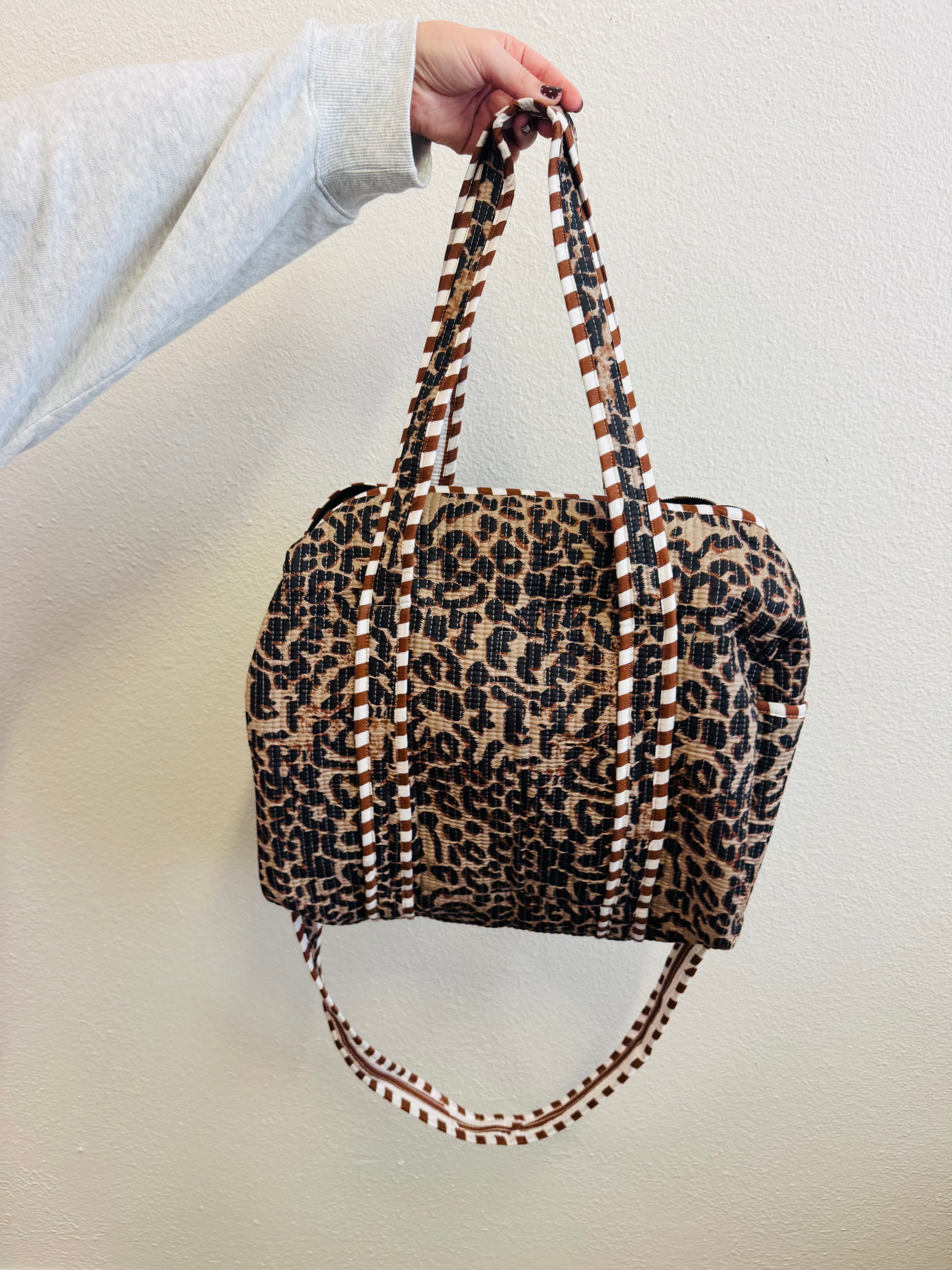 Cheetah Duffle Bag