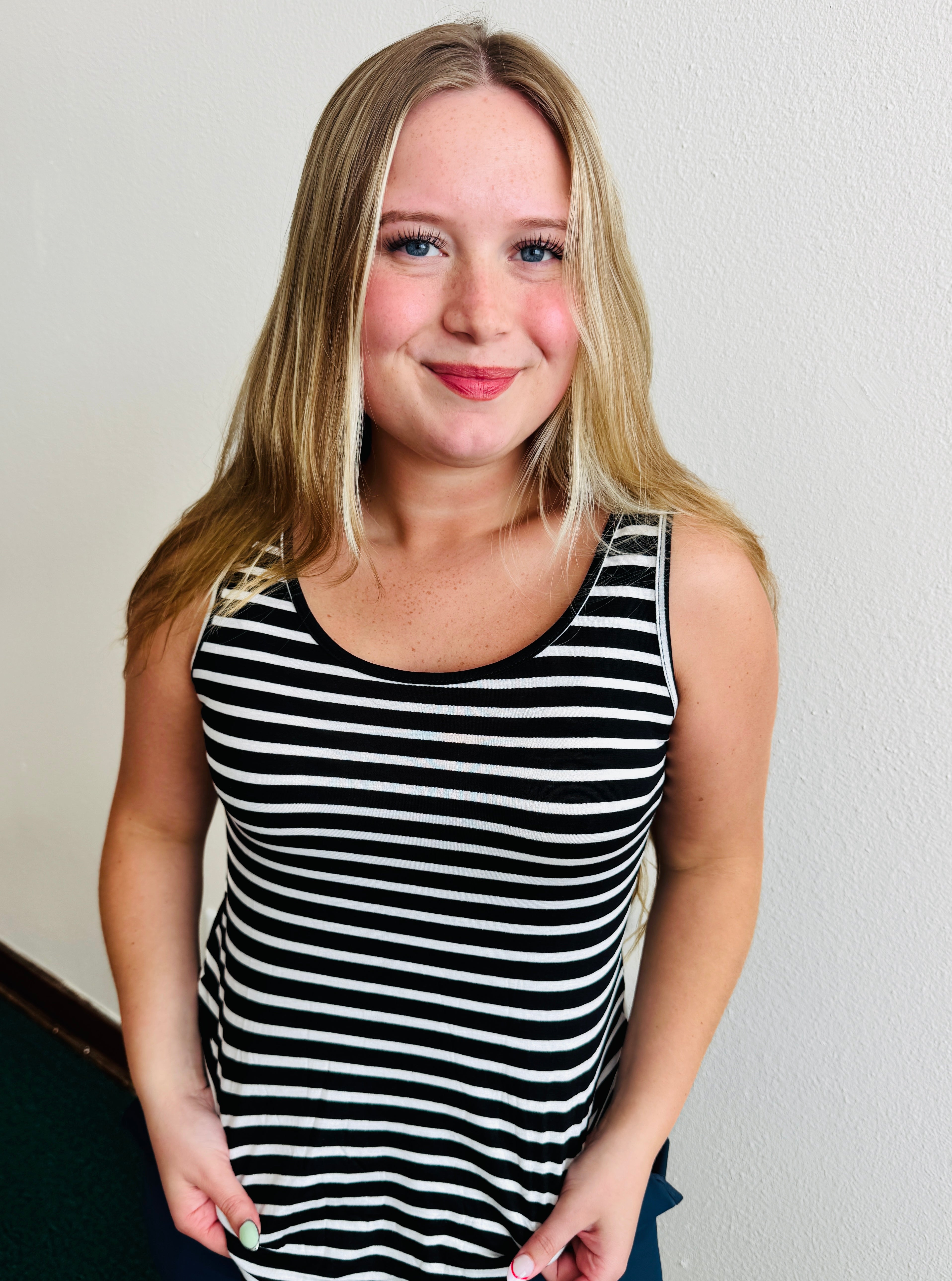 Striped Bow Tank
