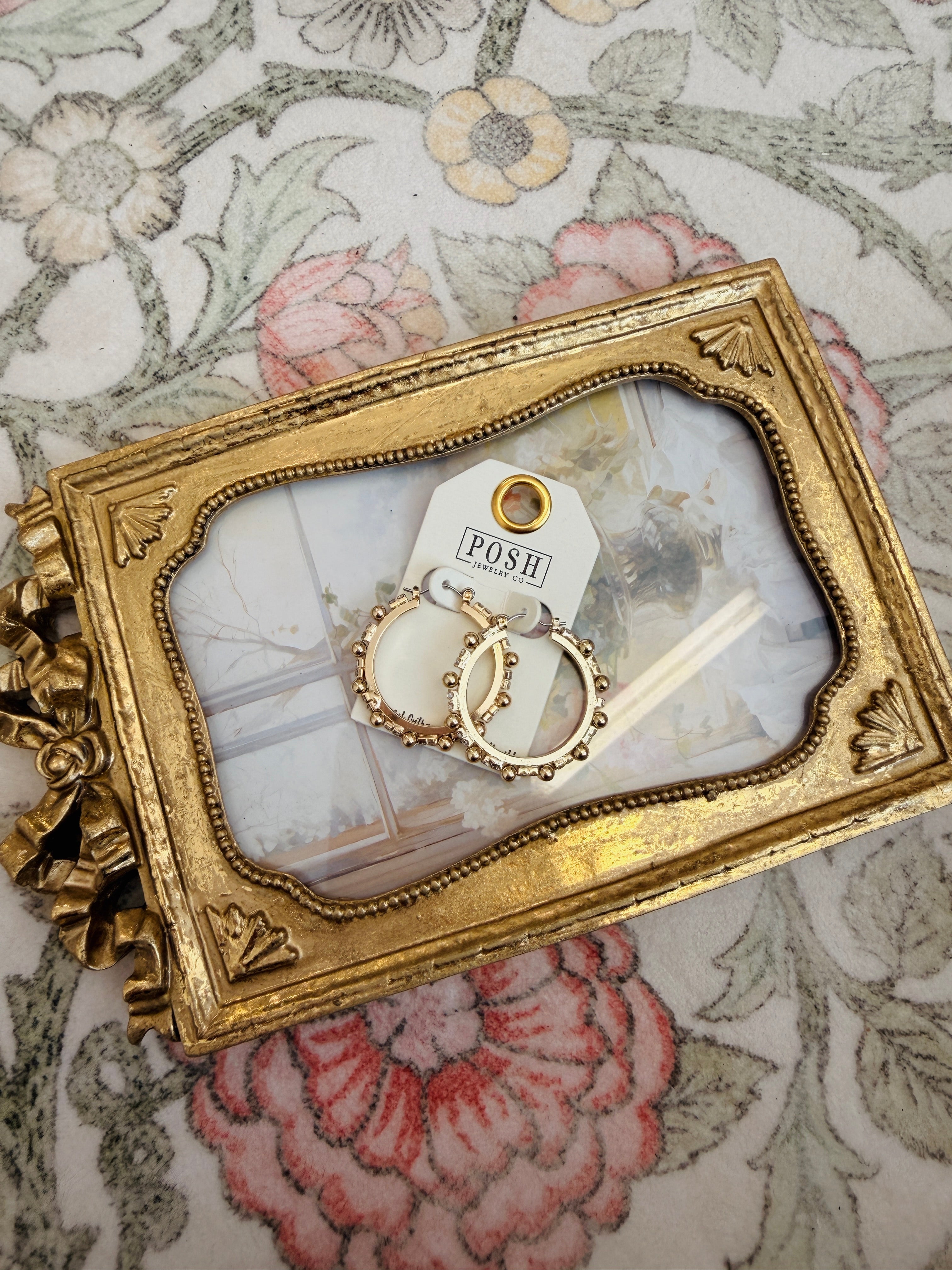 Gold Hoop Earrings