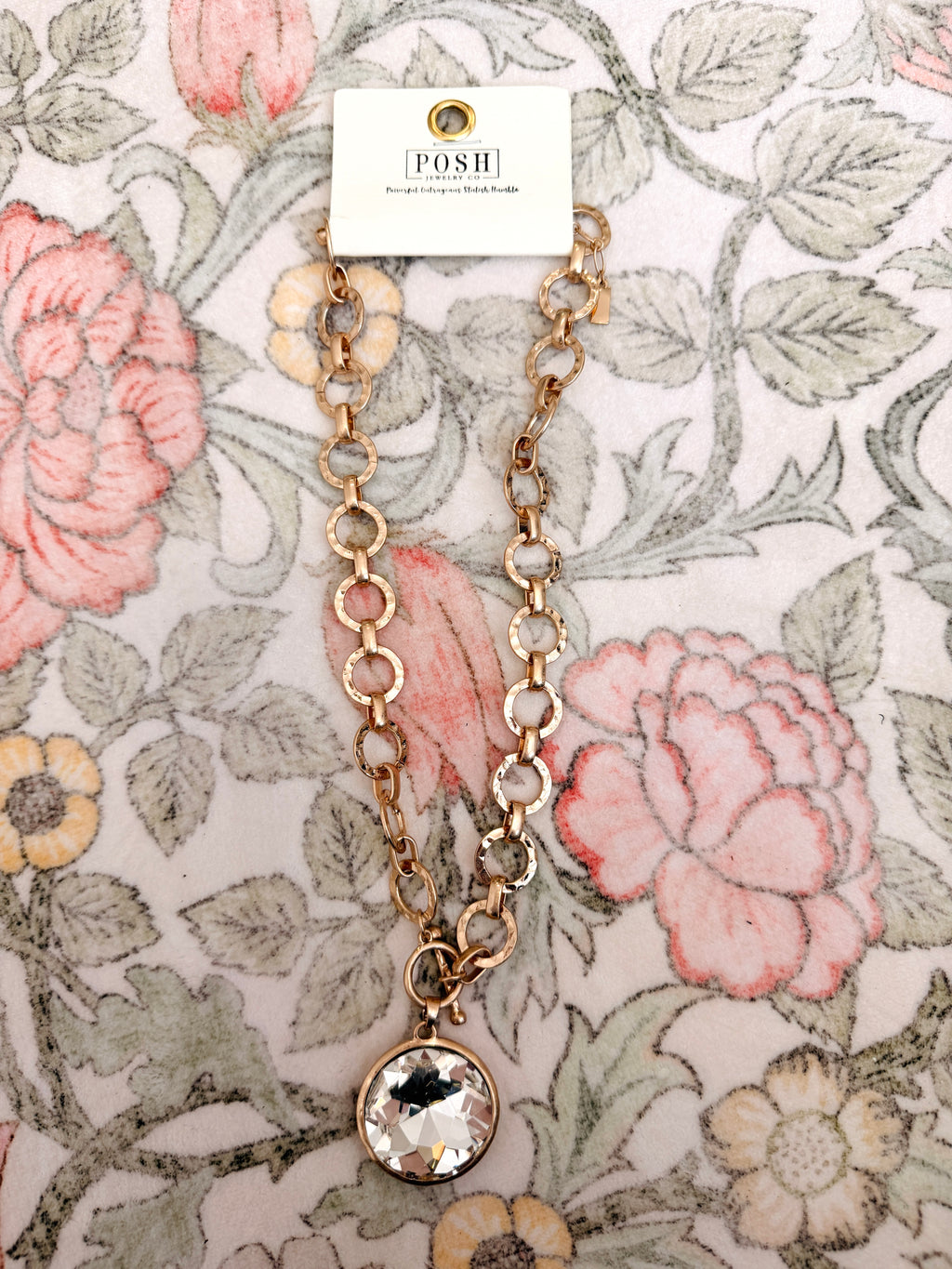 Gold Stone Necklace