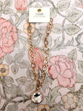 Gold Stone Necklace