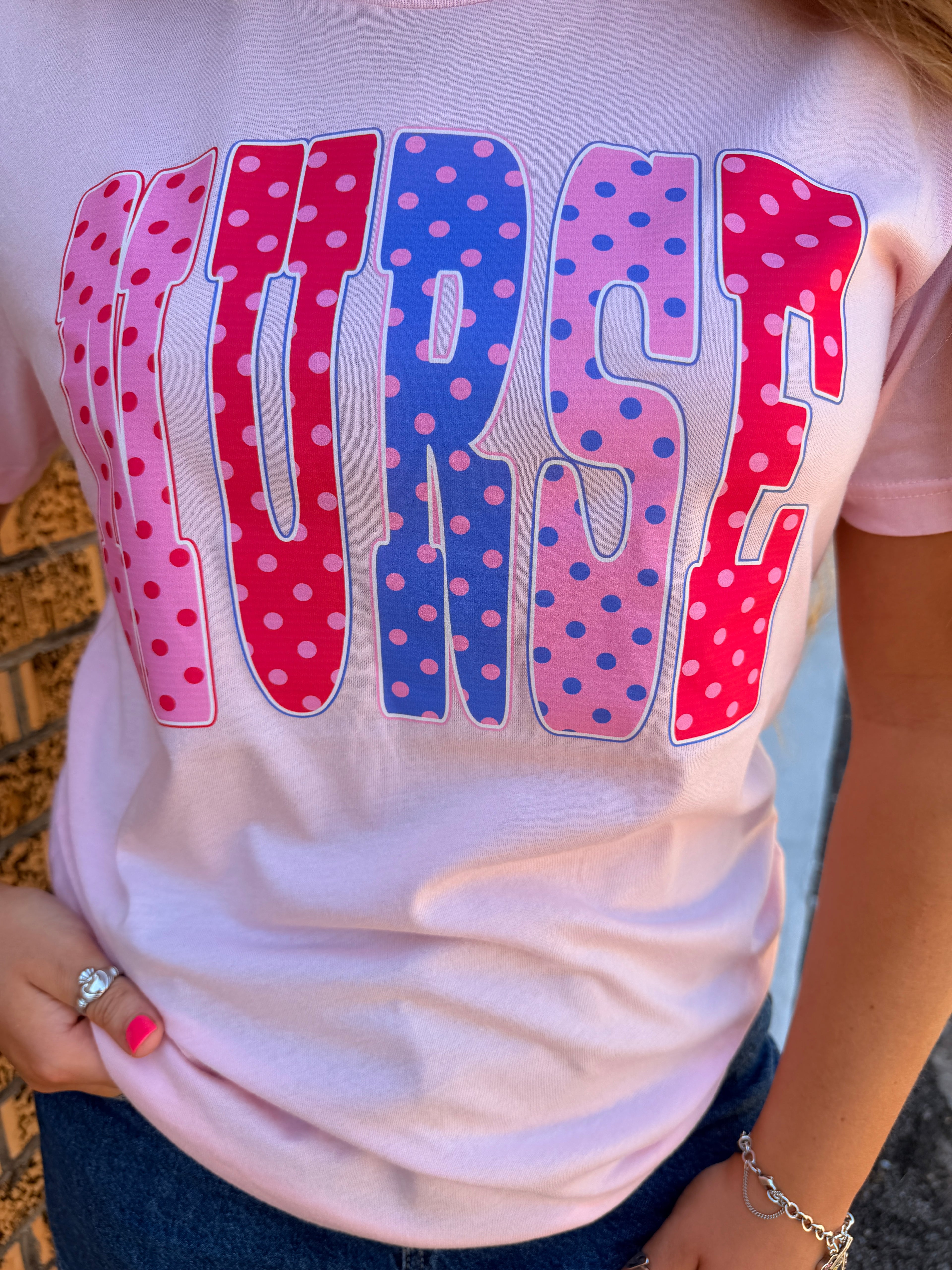 Nurse Polka Dot Tee