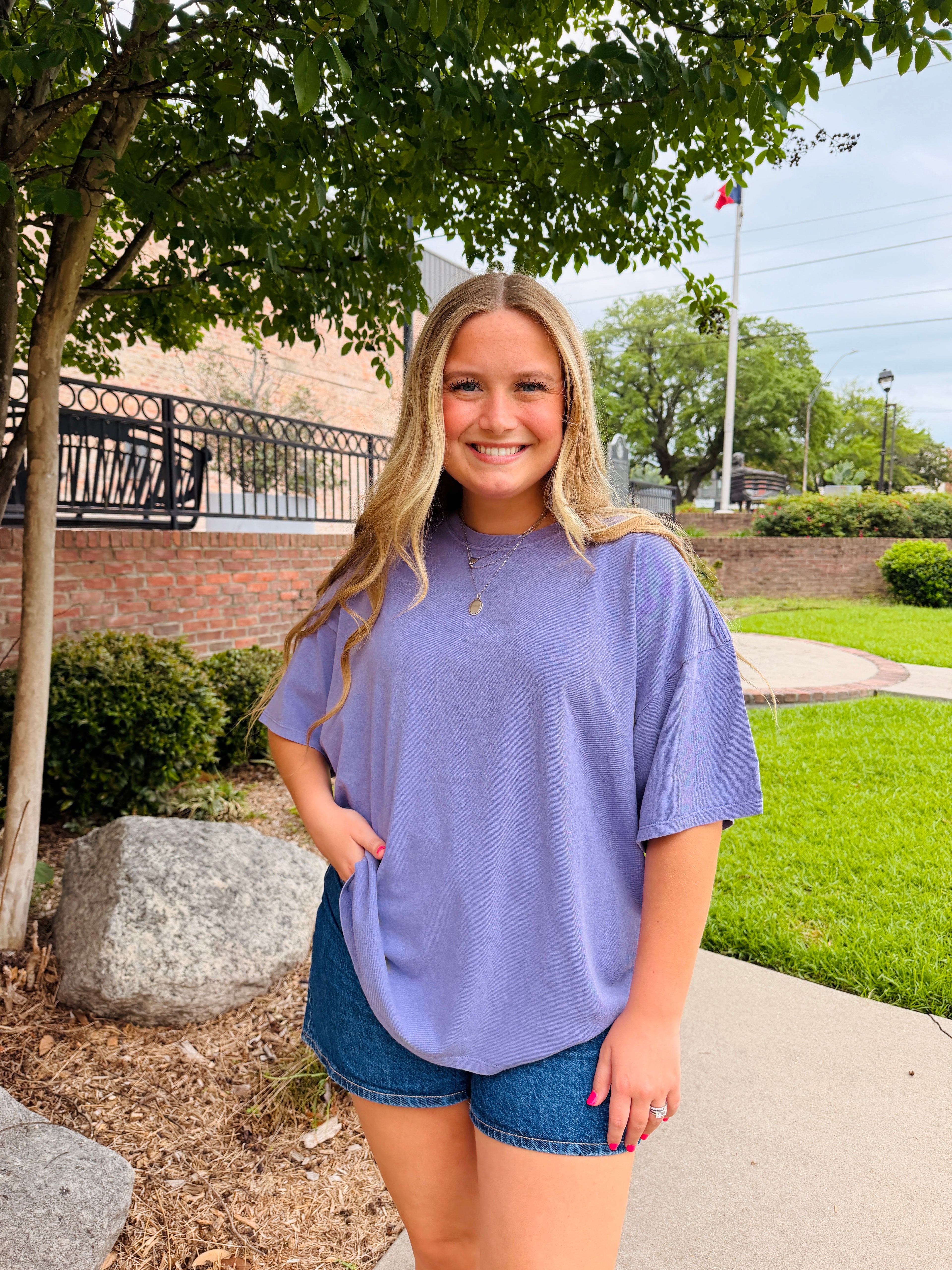 Dusty Purple Tee