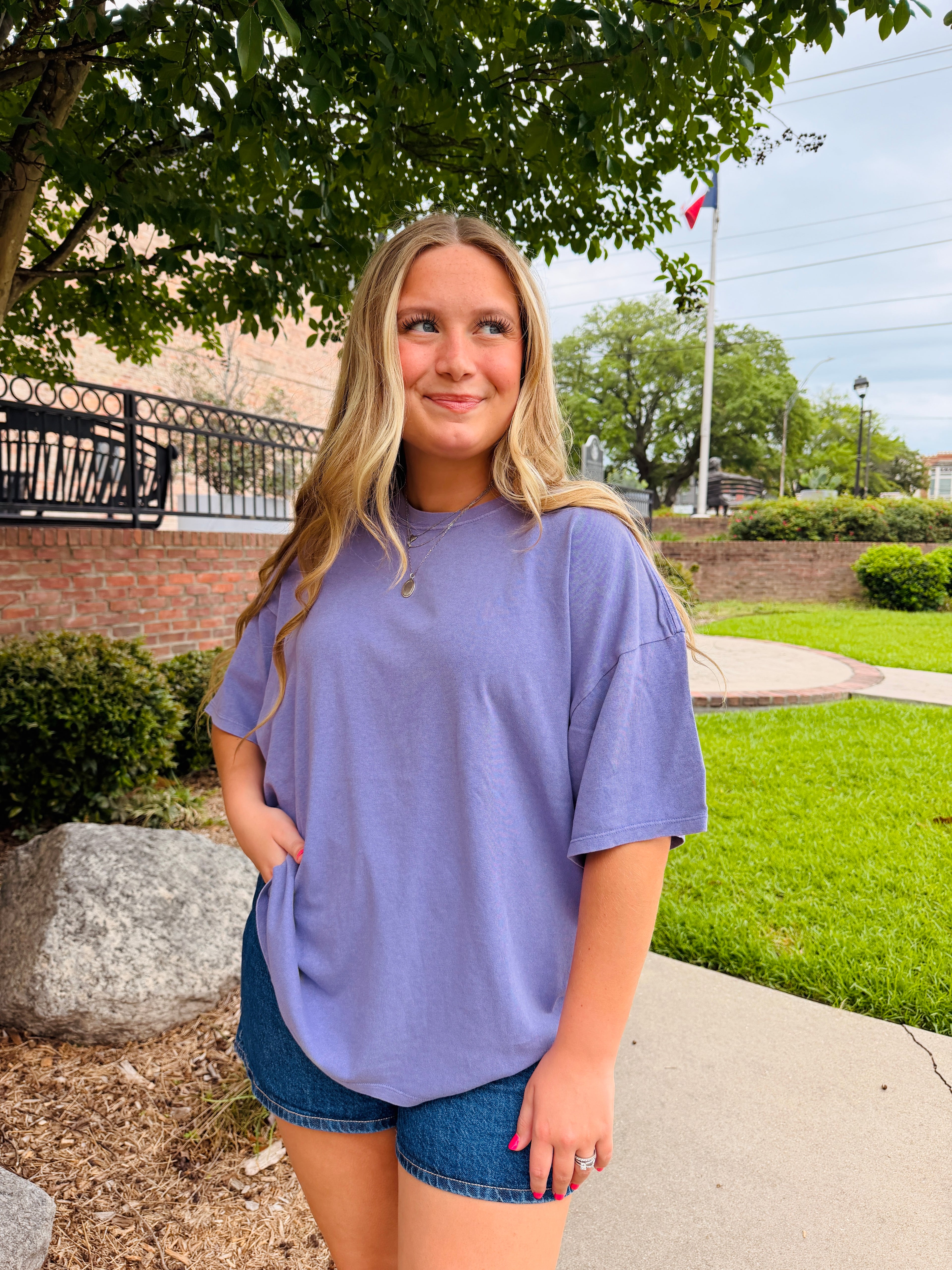 Dusty Purple Tee