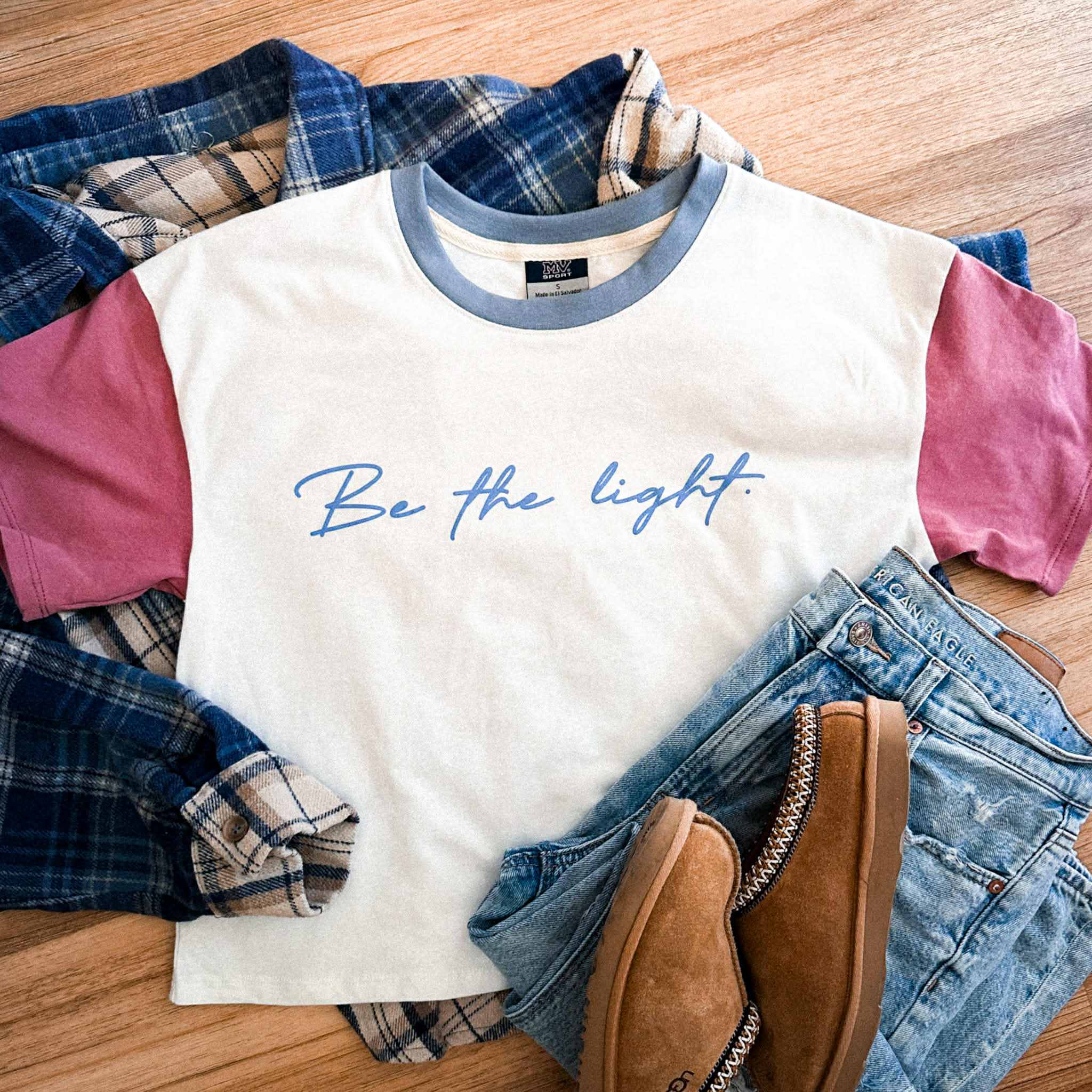 Be The Light Cropped Tee